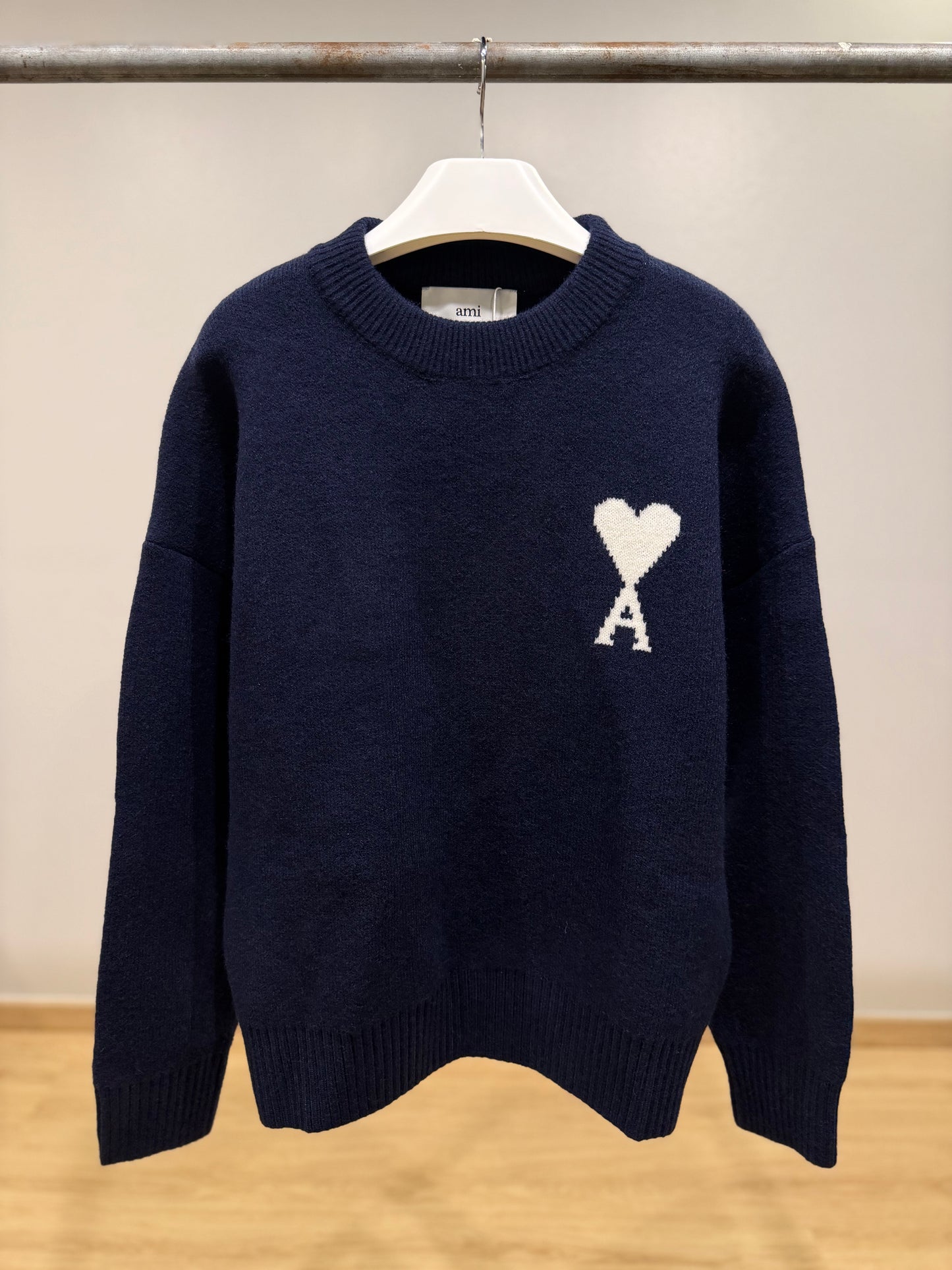 AMI de Coeur Crewneck Sweater (Navy)