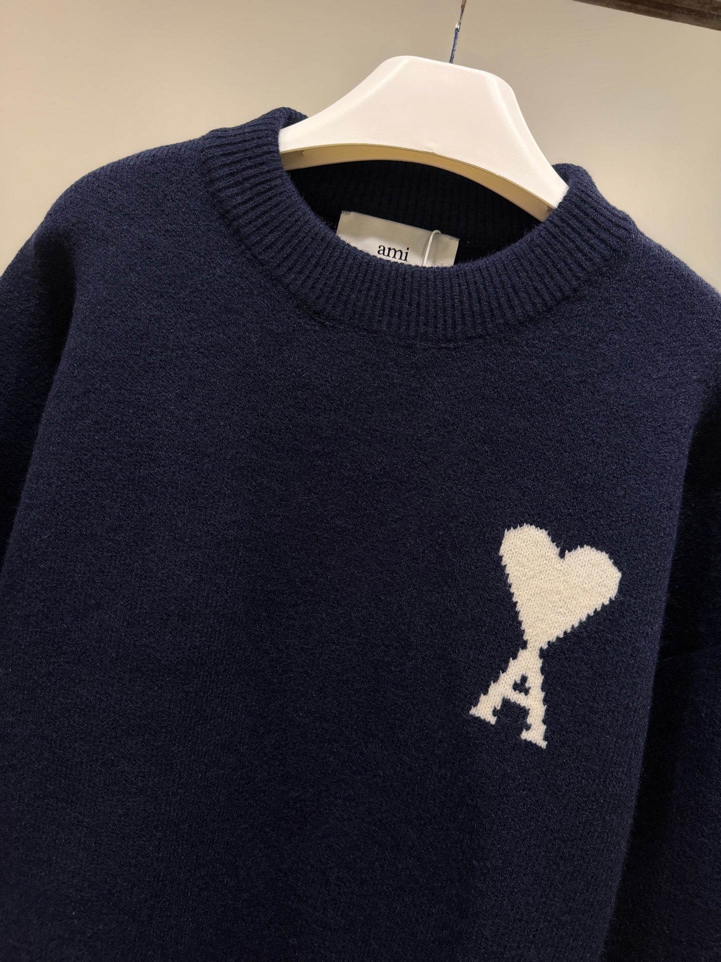 AMI de Coeur Crewneck Sweater (Navy)