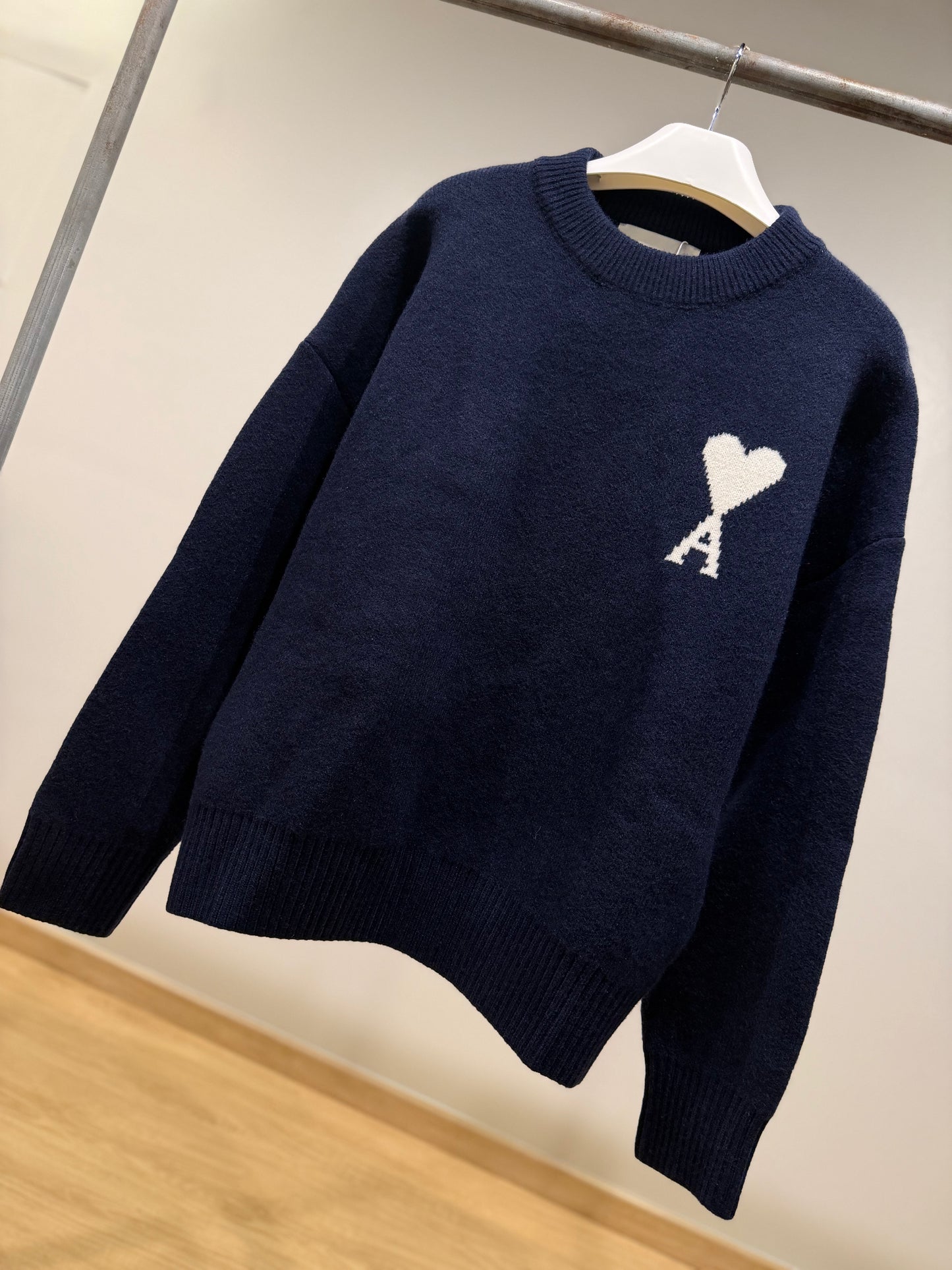 AMI de Coeur Crewneck Sweater (Navy)