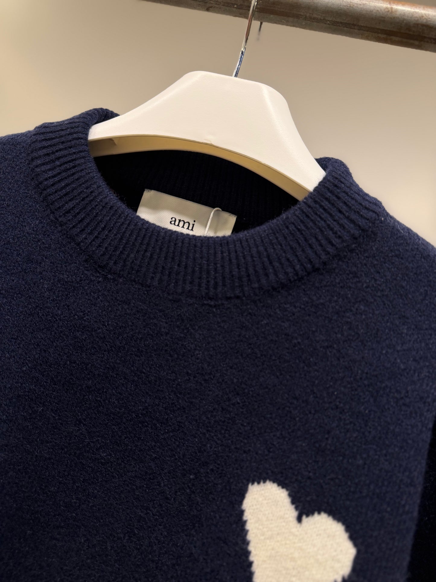 AMI de Coeur Crewneck Sweater (Navy)