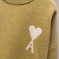 AMI de Coeur Crewneck Sweater (Yellow)