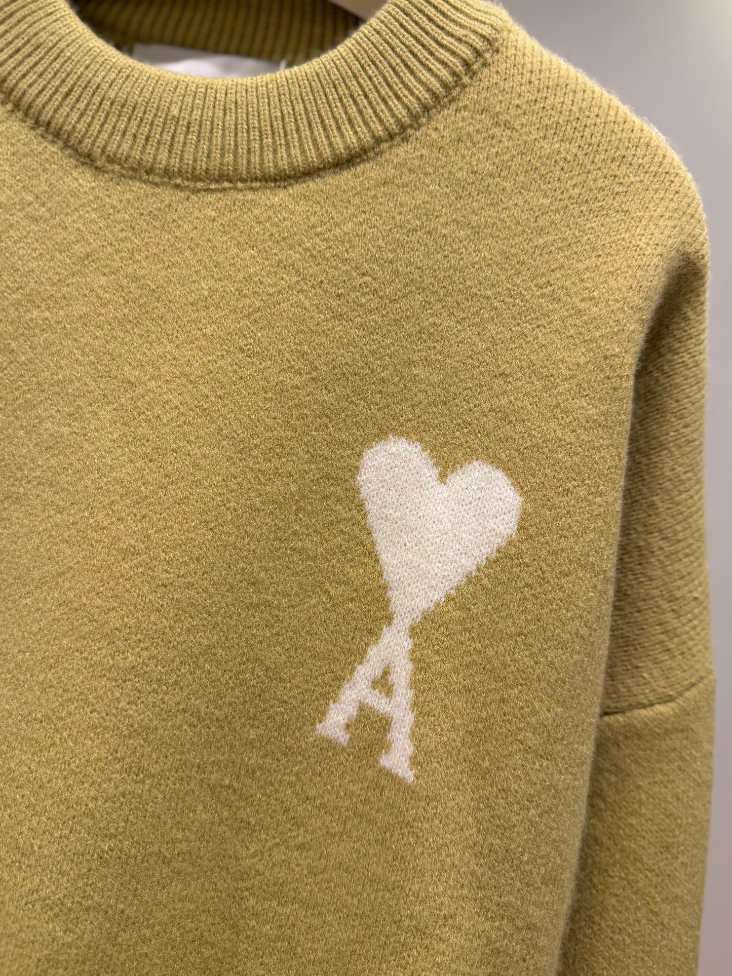 AMI de Coeur Crewneck Sweater (Yellow)