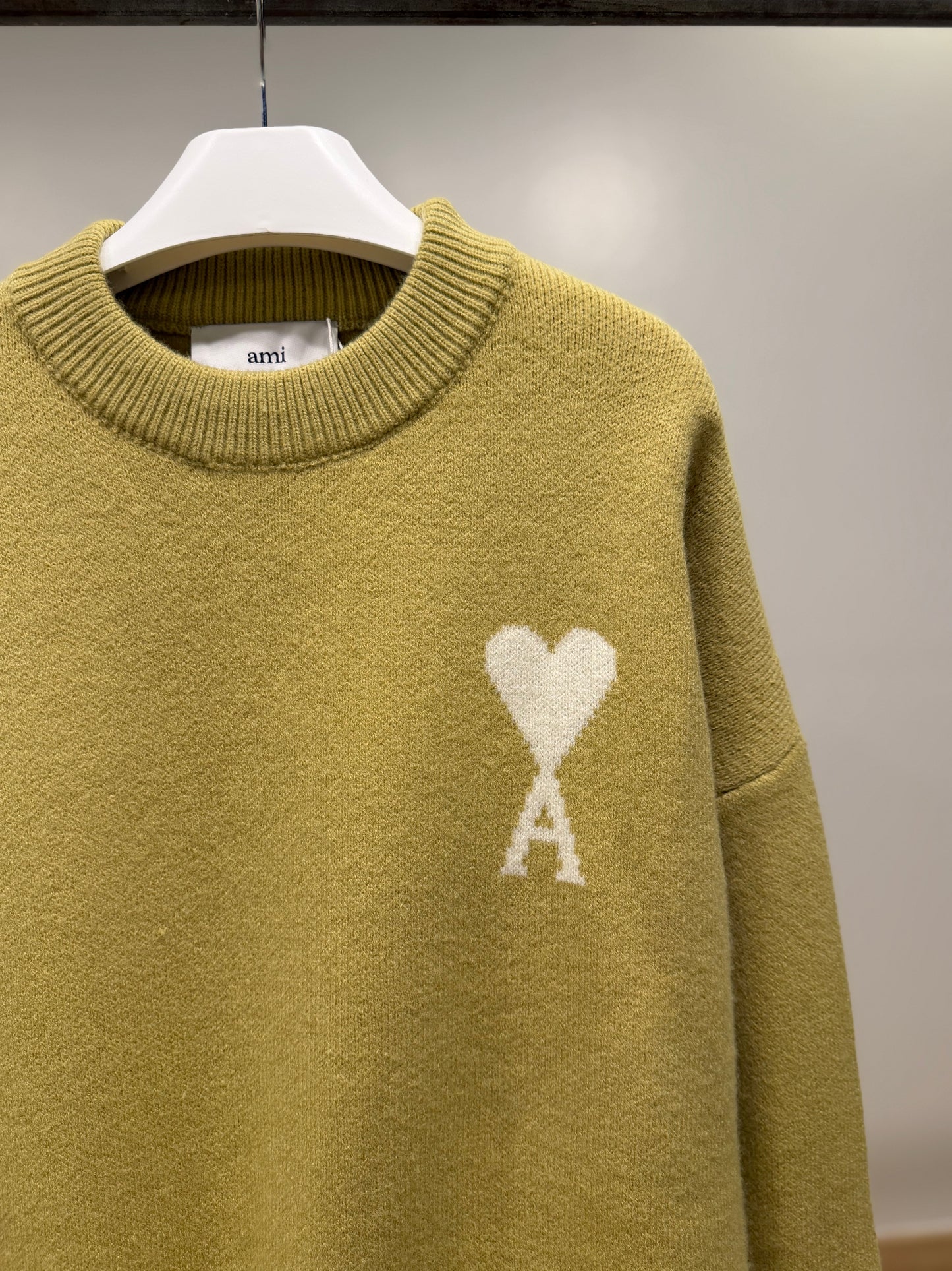 AMI de Coeur Crewneck Sweater (Yellow)