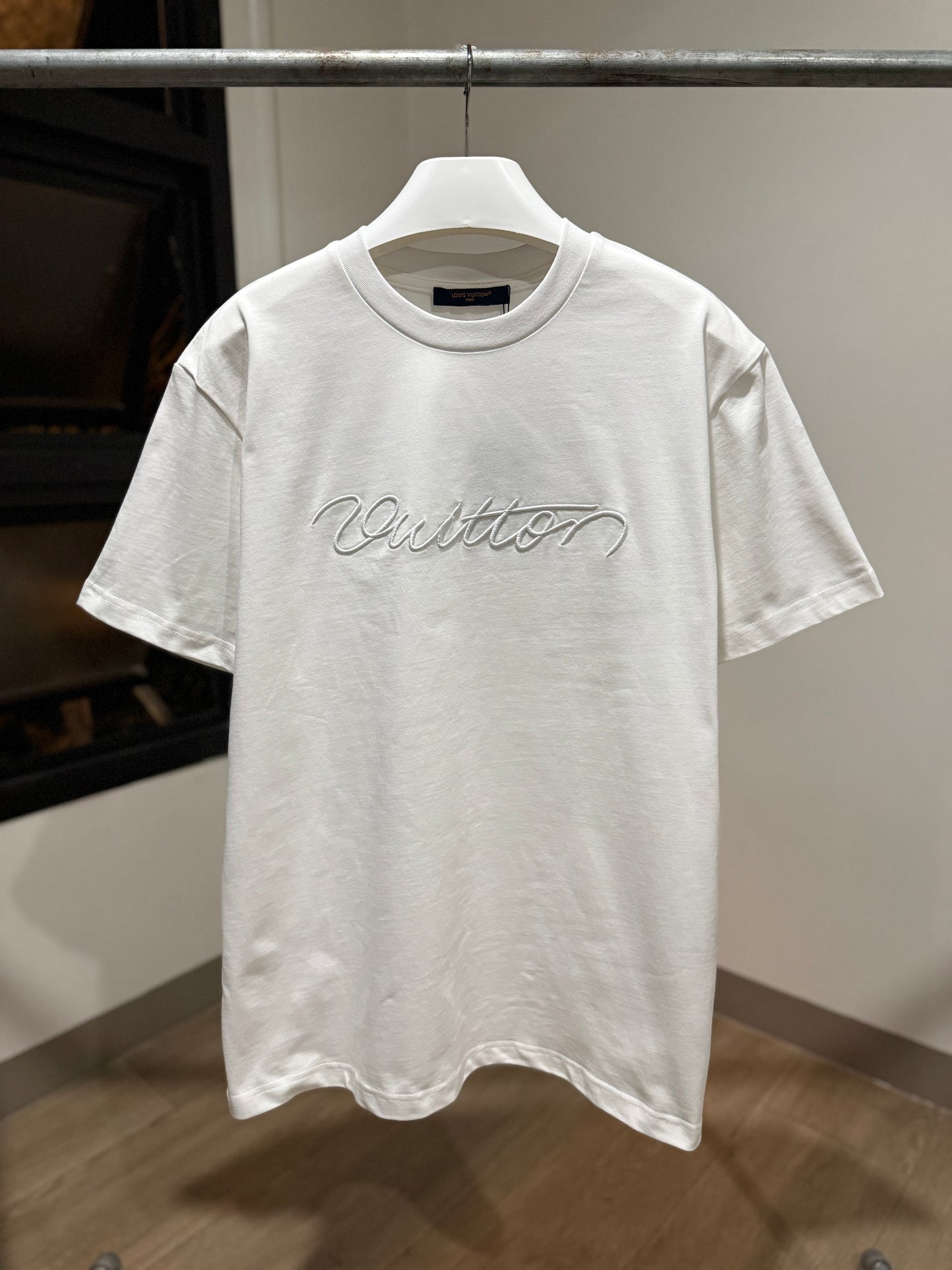 Louis Vuitton Embellished Signature Short-Sleeved T-Shirt