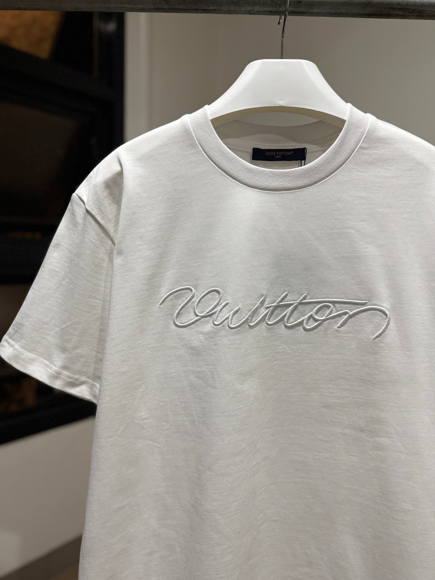 Louis Vuitton Embellished Signature Short-Sleeved T-Shirt