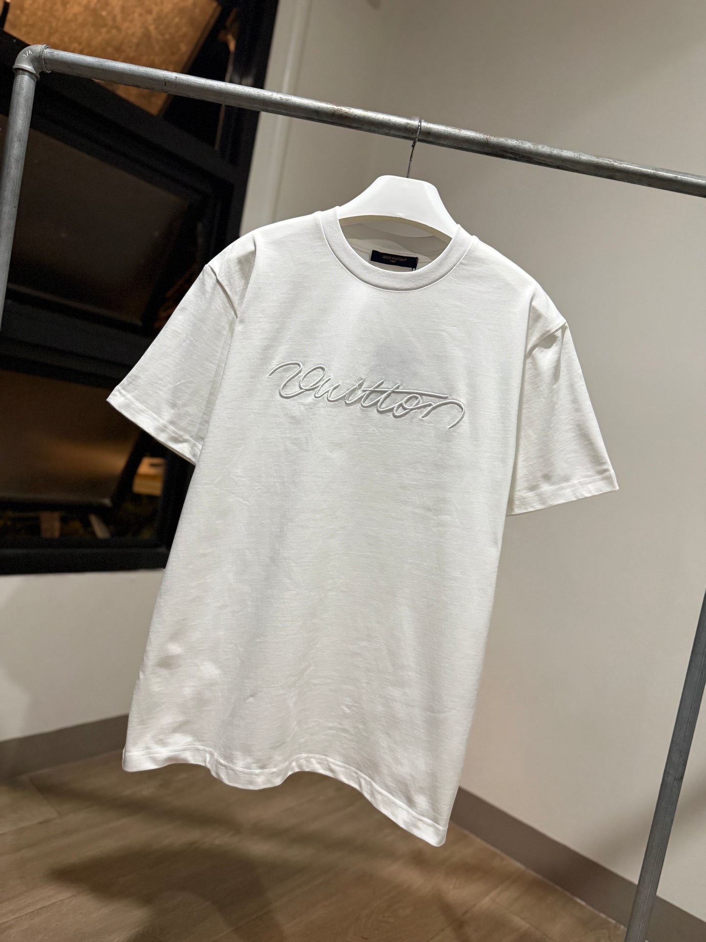Louis Vuitton Embellished Signature Short-Sleeved T-Shirt