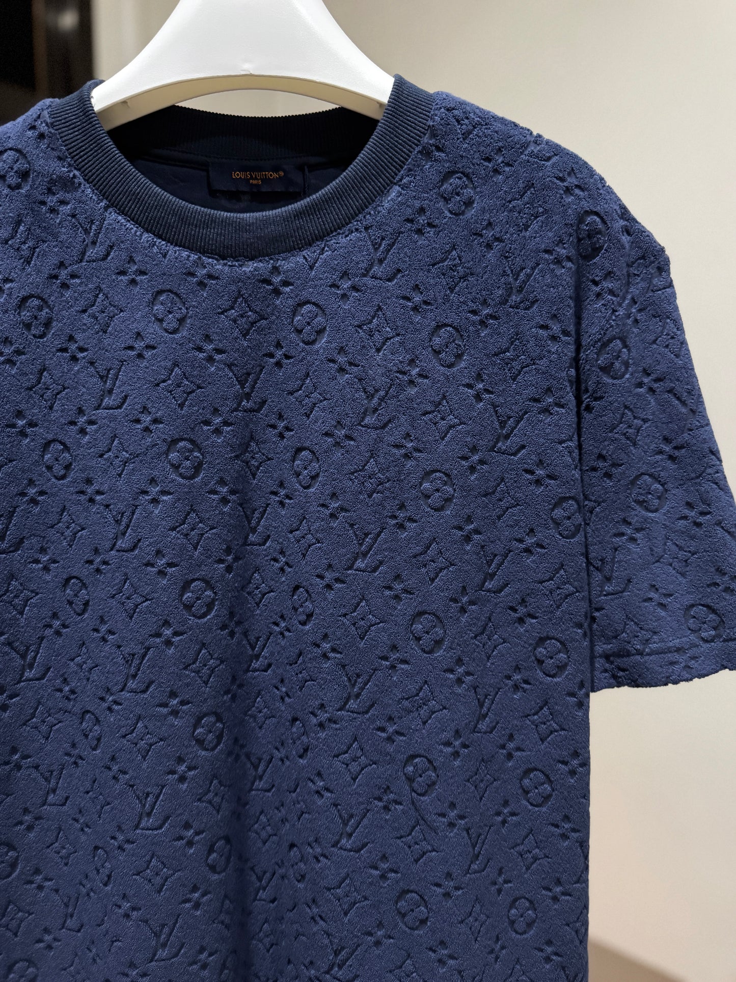 Louis Vuitton Monogram French Terry T-Shirt (Dark Navy)