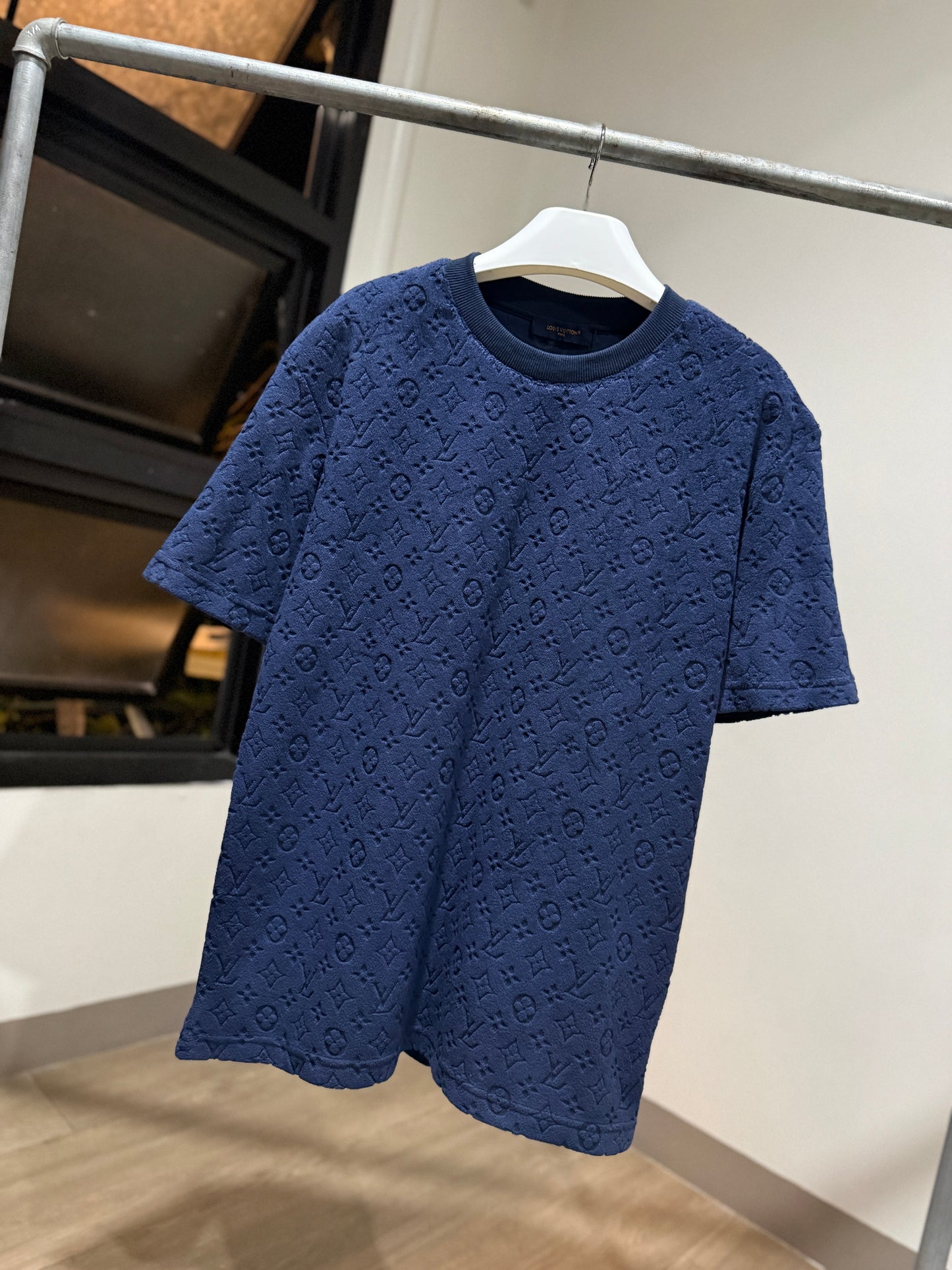 Louis Vuitton Monogram French Terry T-Shirt (Dark Navy)