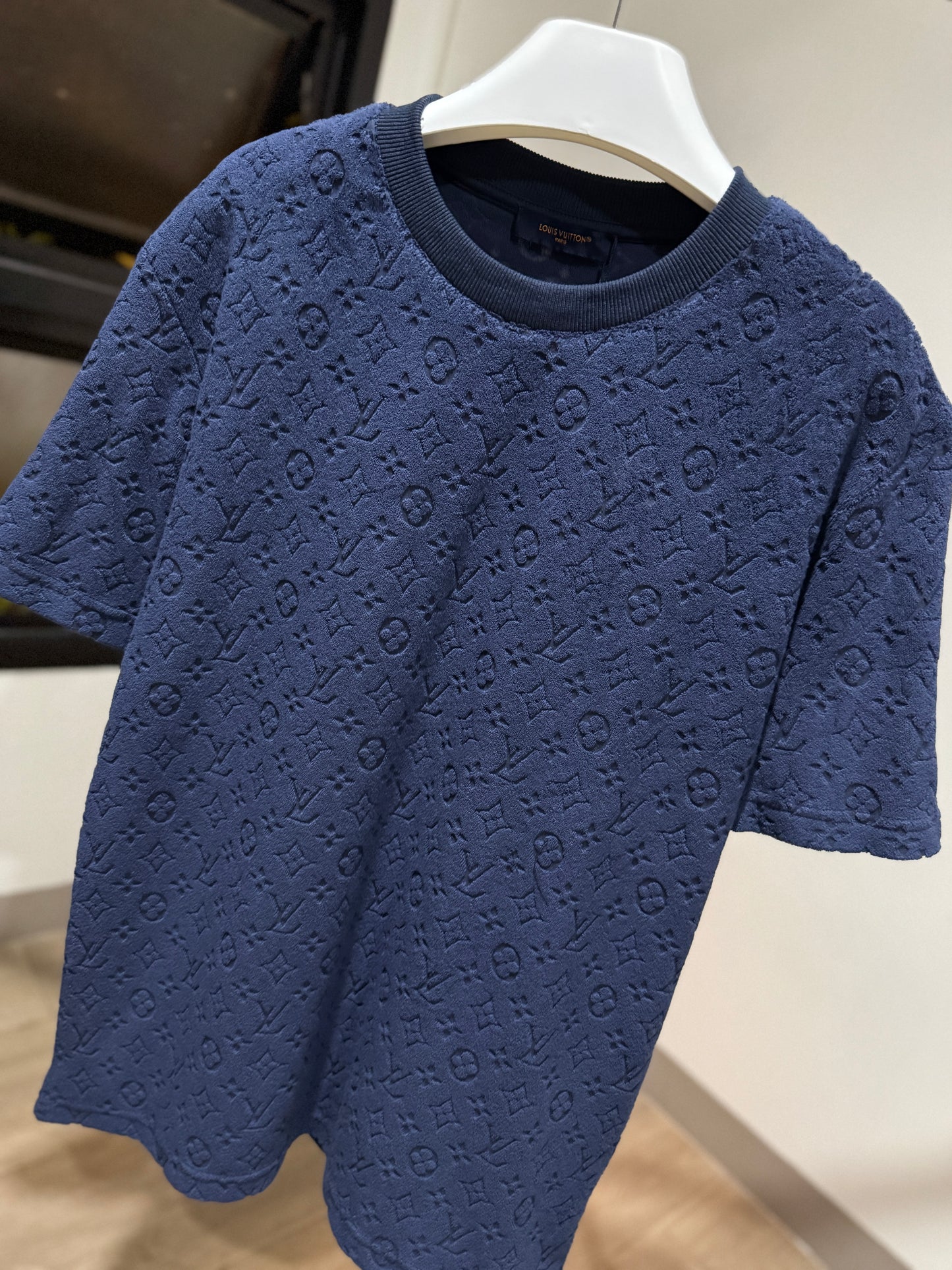 Louis Vuitton Monogram French Terry T-Shirt (Dark Navy)