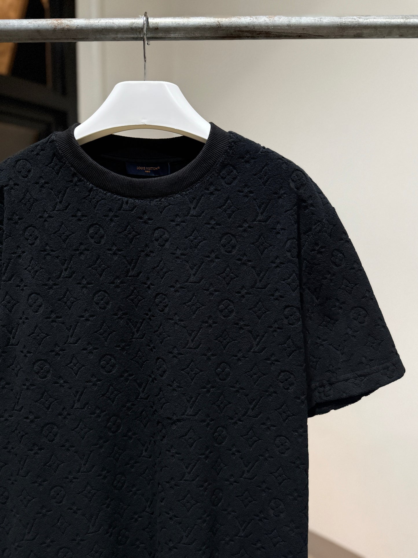Louis Vuitton Monogram French Terry T-Shirt (Black)