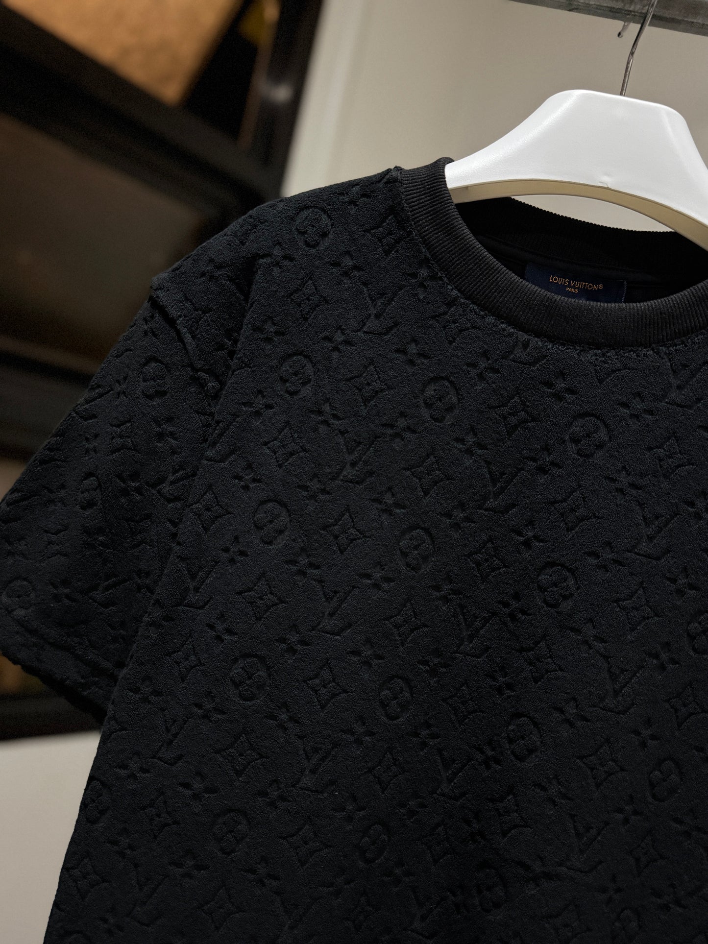 Louis Vuitton Monogram French Terry T-Shirt (Black)