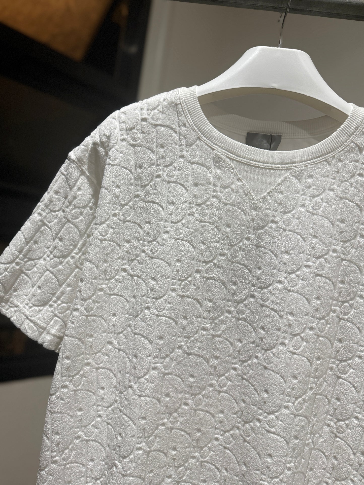 Dior Oblique Relaxed fit T-Shirt (White)