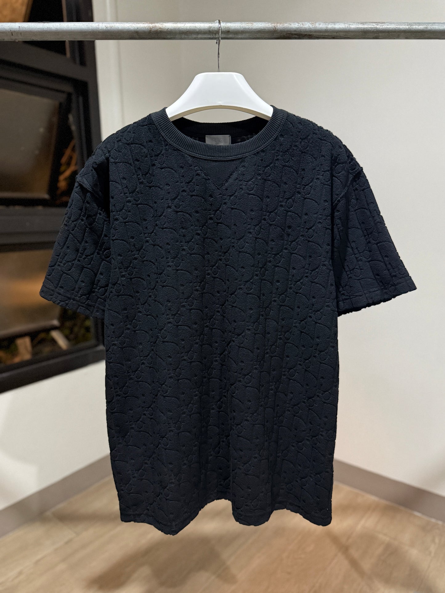 Dior Oblique Relaxed Fit T-Shirt (Black)