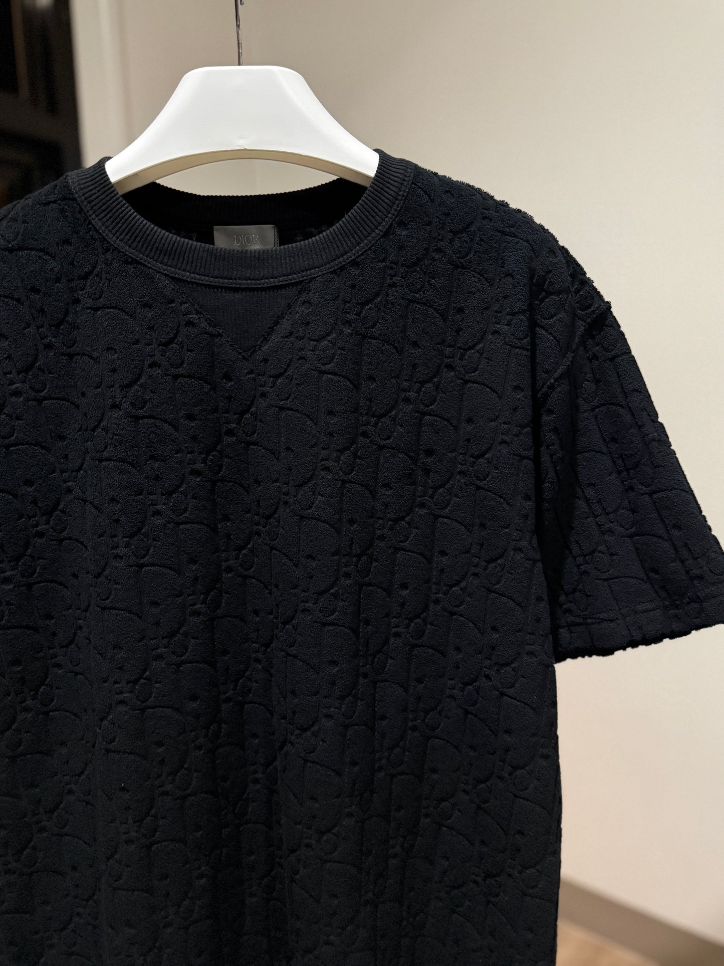 Dior Oblique Relaxed Fit T-Shirt (Black)