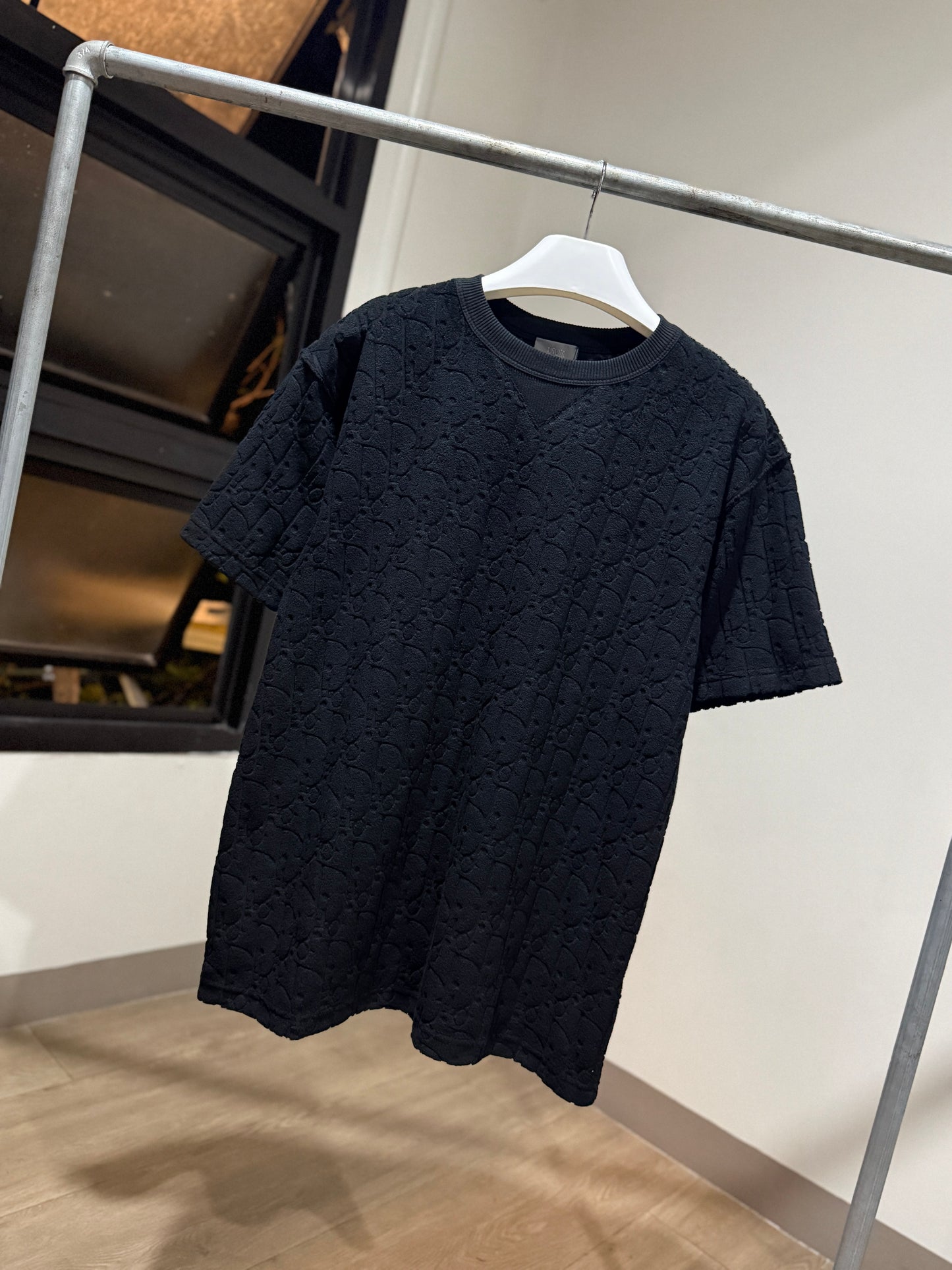 Dior Oblique Relaxed Fit T-Shirt (Black)