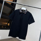 Burberry Check Collar Polo Shirt (Black)