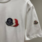 Moncler Tricolour Logo T-Shirt (White)