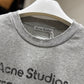Acne Studios Relaxed Fit Logo T-Shirt (Gray)
