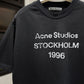 Acne Studios Sprayed Logo T-Shirt (Black)