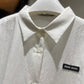 MiuMiu Poplin Shirt (White)
