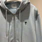 AMI de Coeur Cotton Zipped Hoodie (Sky Blue)