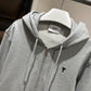 AMI de Coeur Cotton Zipped Hoodie (Gray)