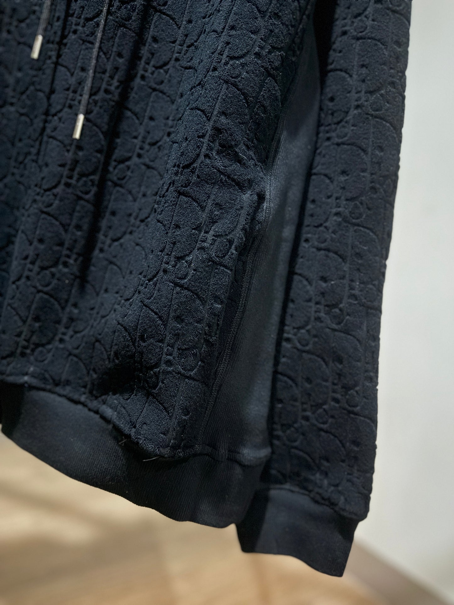 Dior Oblique Cotton Hoodie (Black)