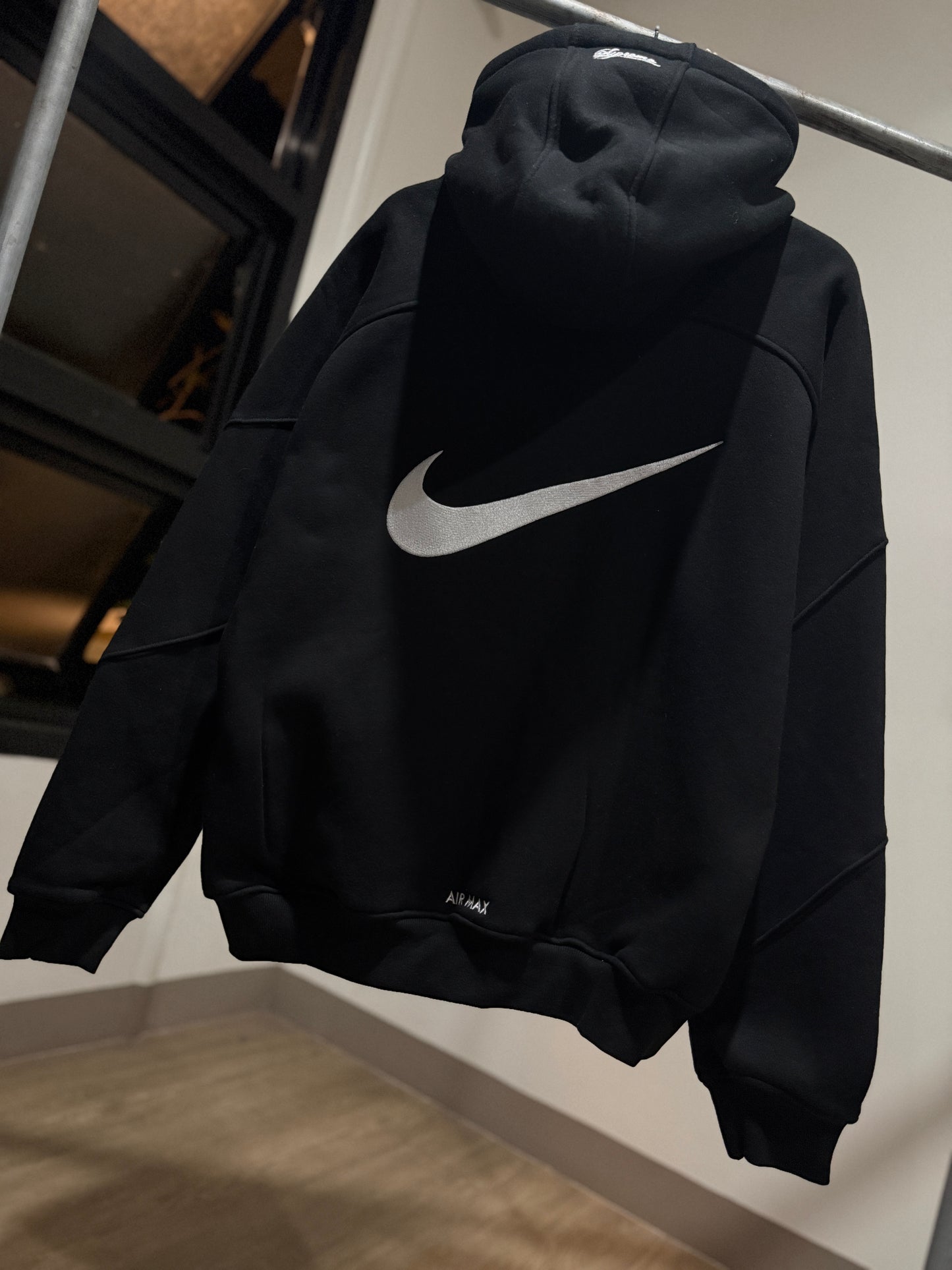 Supreme | Nike Zip Up Hooded Sweatshirt (Black)