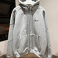 Supreme | Nike Zip Up Hooded Sweatshirt (Gray)