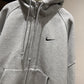 Supreme | Nike Zip Up Hooded Sweatshirt (Gray)
