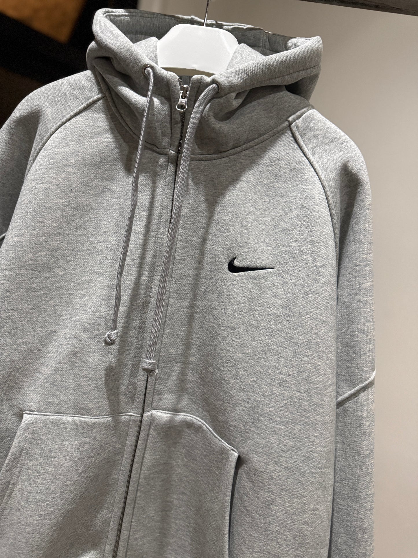 Supreme | Nike Zip Up Hooded Sweatshirt (Gray)