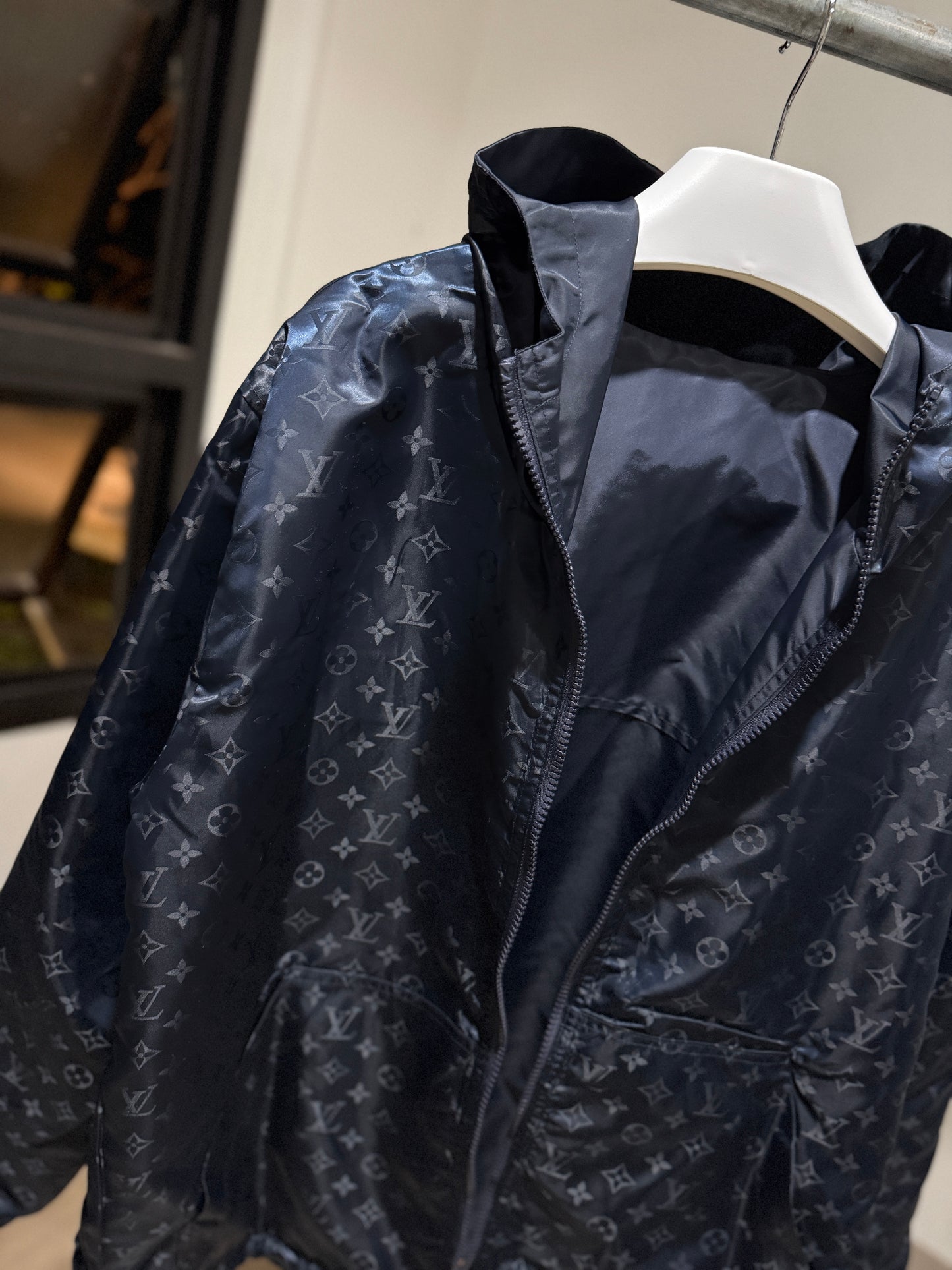 Louis Vuitton Monogram Reversible Windbreaker (Blue)