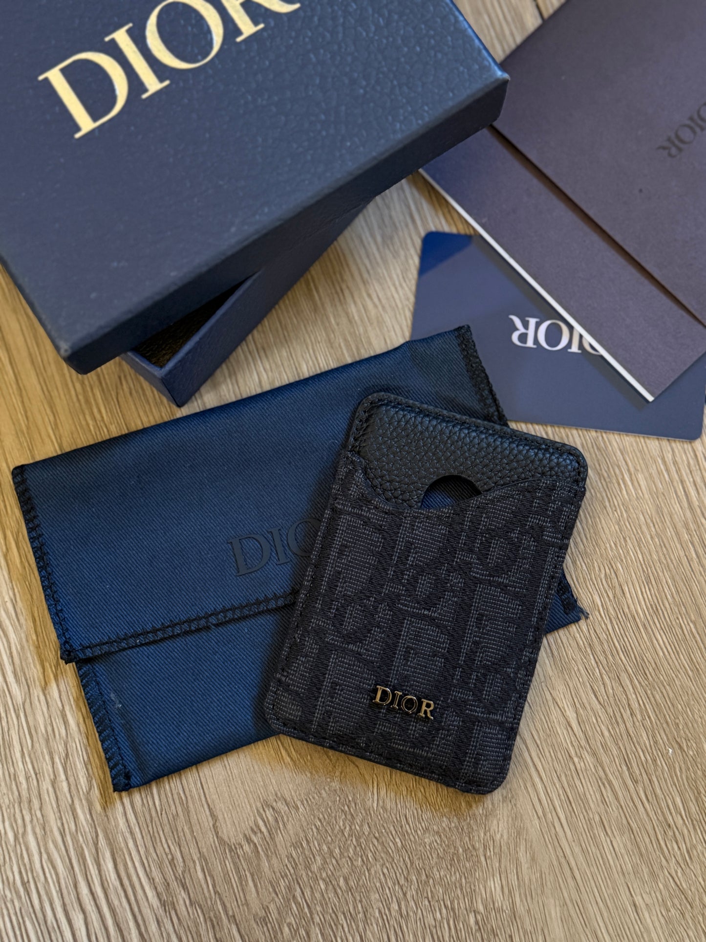 Dior Saddle Magnetic Card Holder