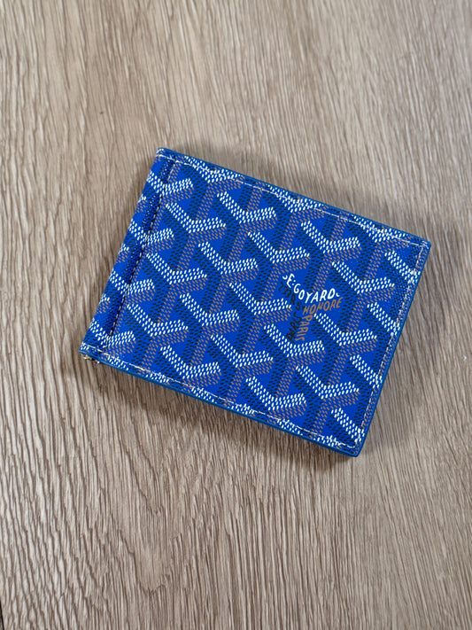 Goyard Saint Thomas Bill Fold Card Holder (Blue)
