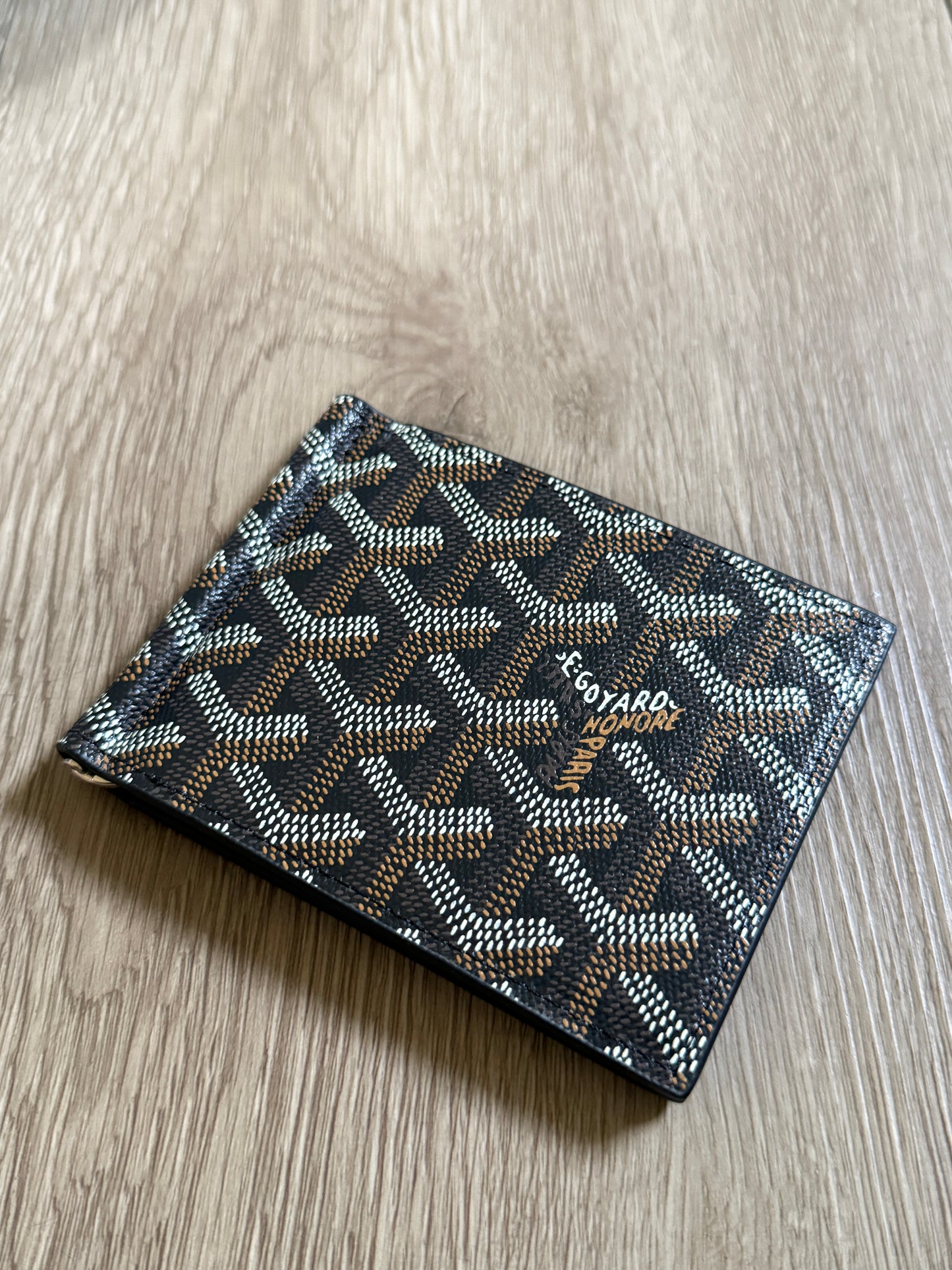 Goyard Saint Thomas Bill Fold Card Holder (Black)