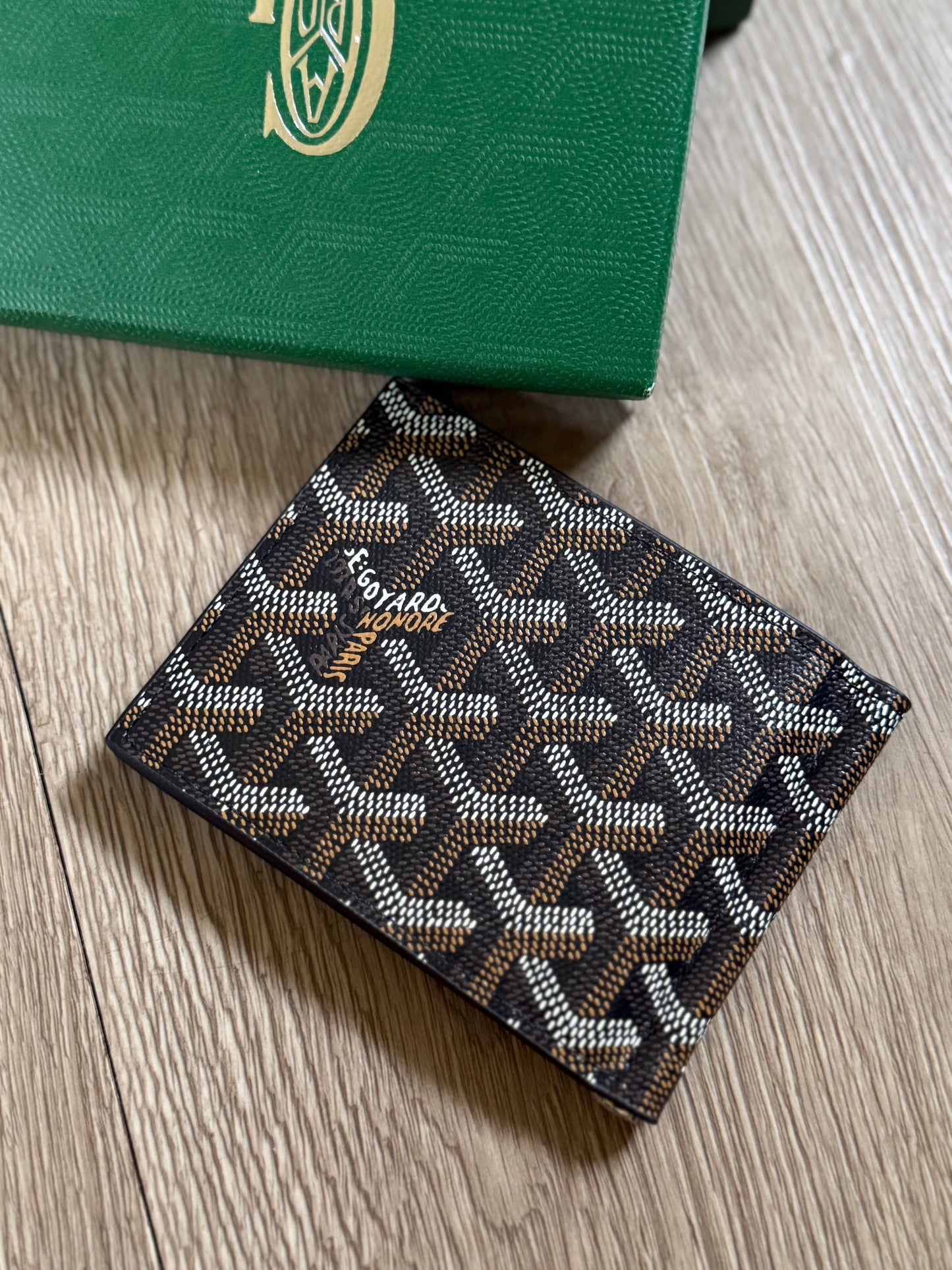 Goyard Saint Thomas Bill Fold Card Holder (Black)