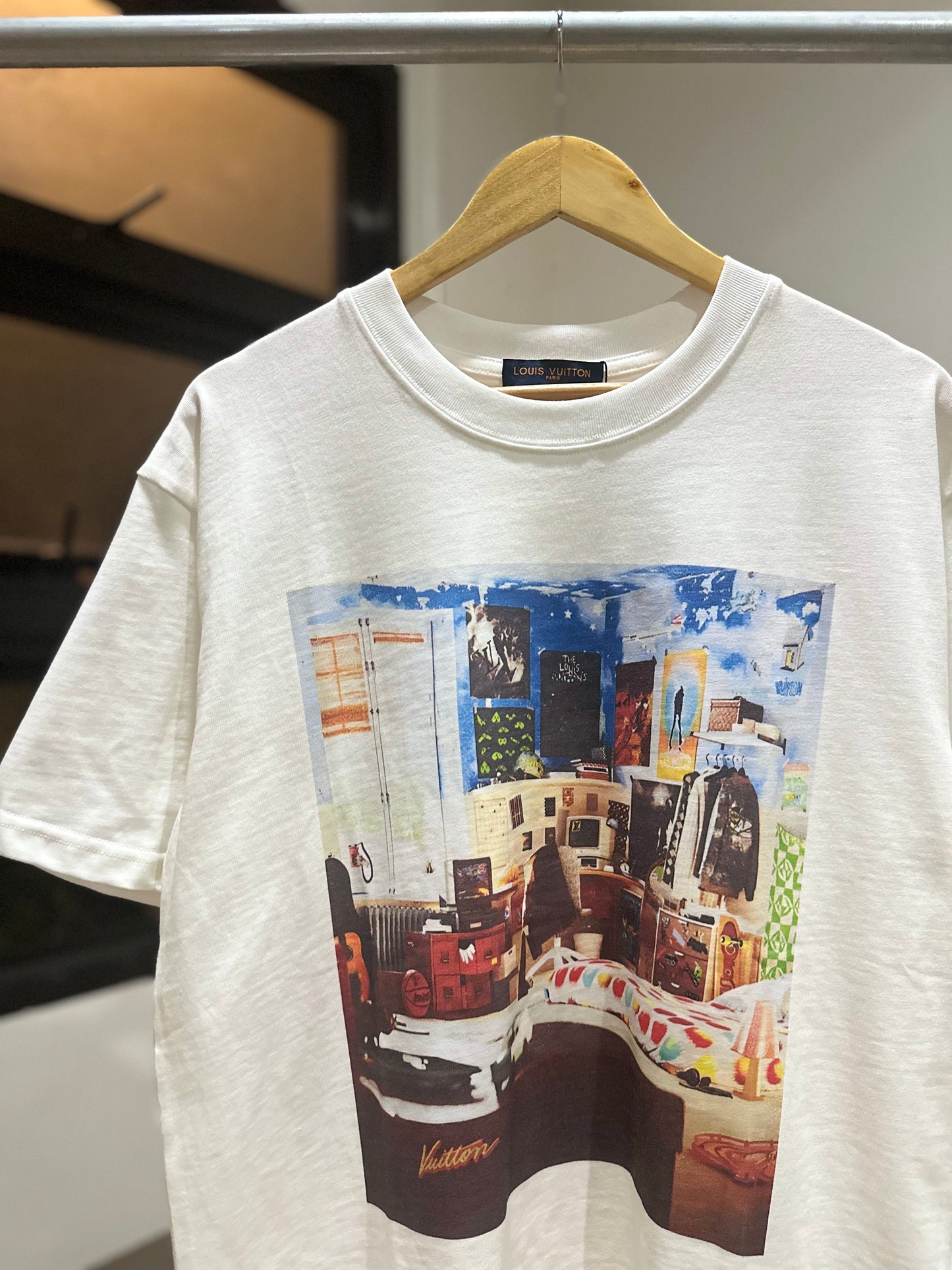 Louis Vuitton Printed Cotton T-Shirt