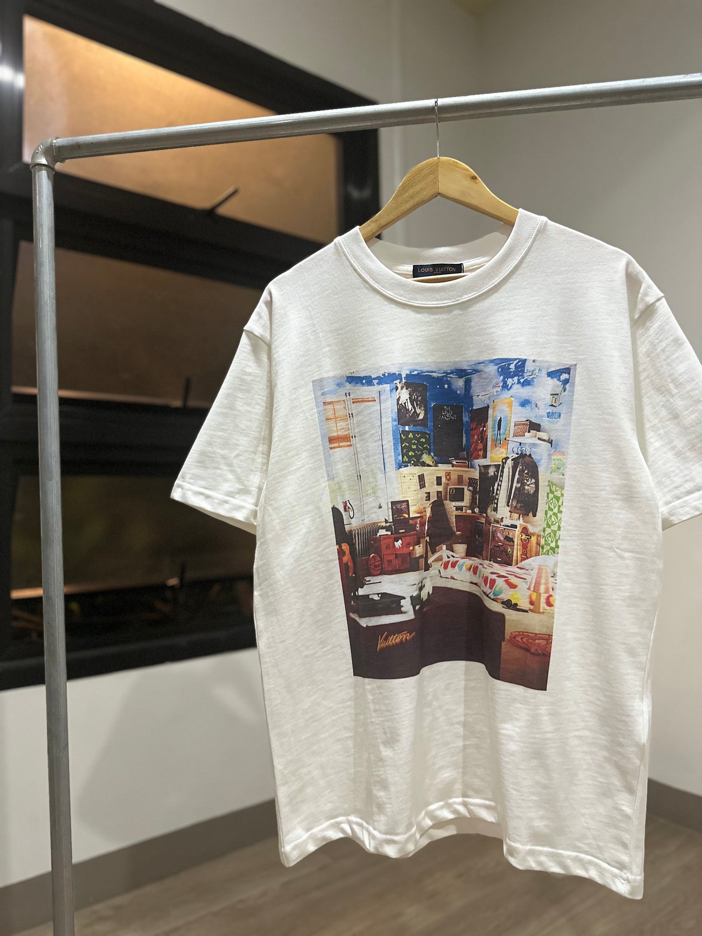 Louis Vuitton Printed Cotton T-Shirt