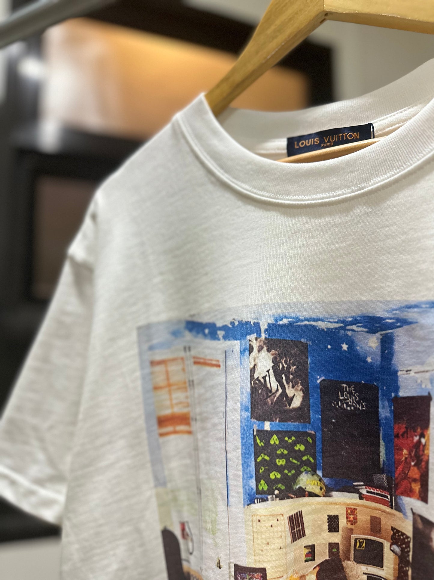 Louis Vuitton Printed Cotton T-Shirt