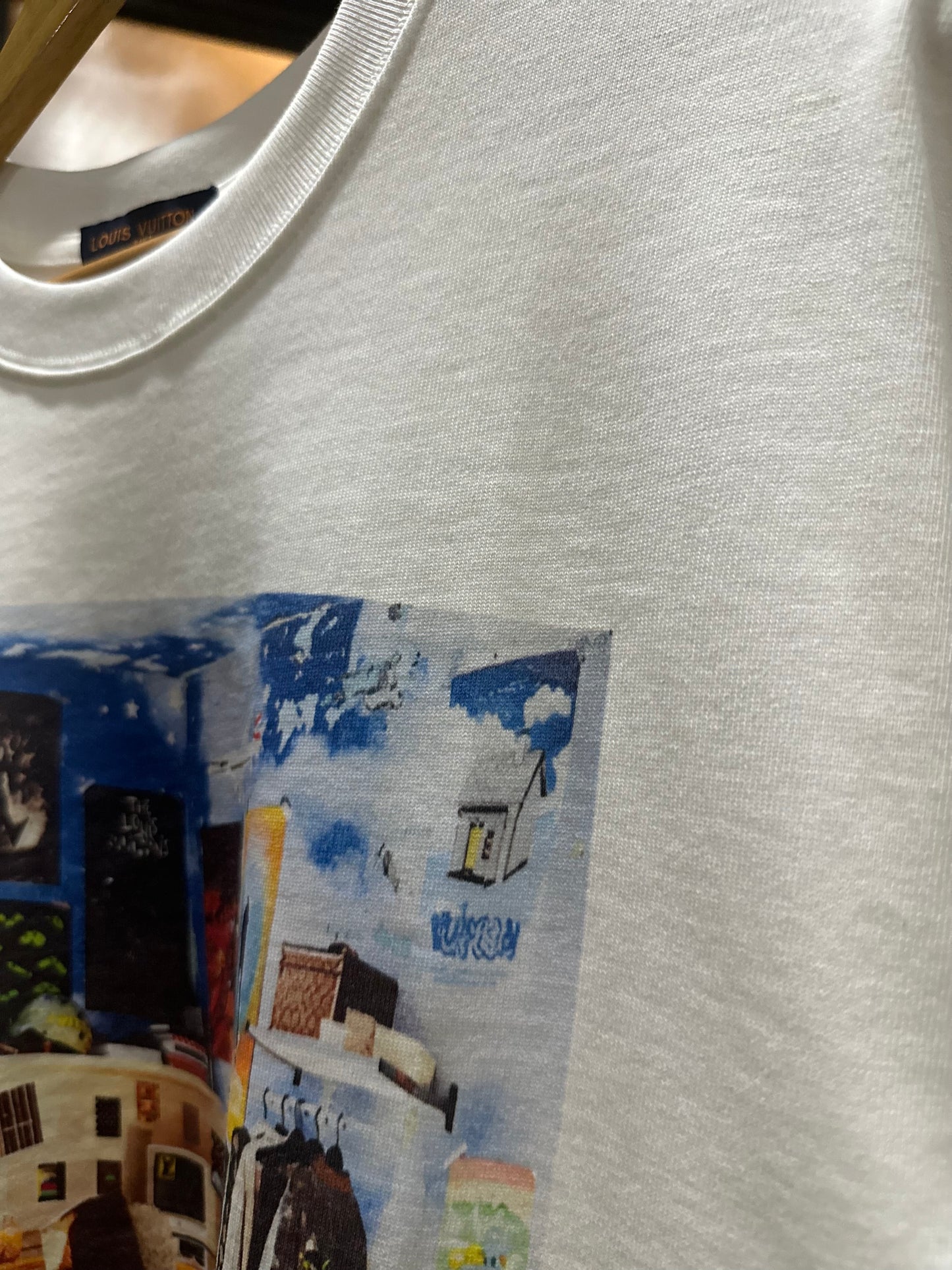 Louis Vuitton Printed Cotton T-Shirt