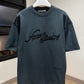 Acne Studios Embroidered Logo T-Shirt (Anthracite)