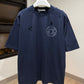 Acne Studios Logo T-Shirt (Navy/Distressed)