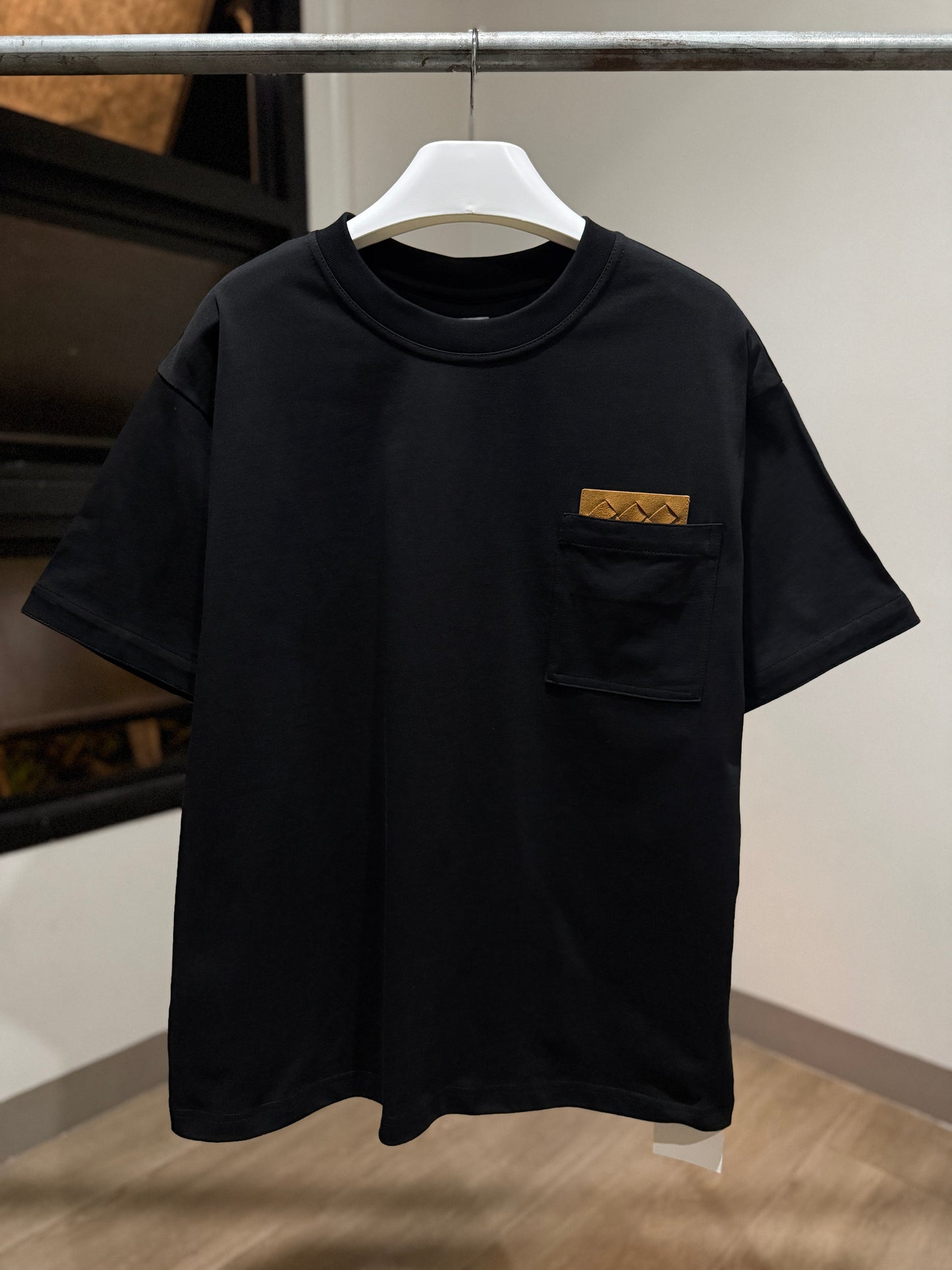 Bottega Veneta Pima Cotton T-Shirt (Black)