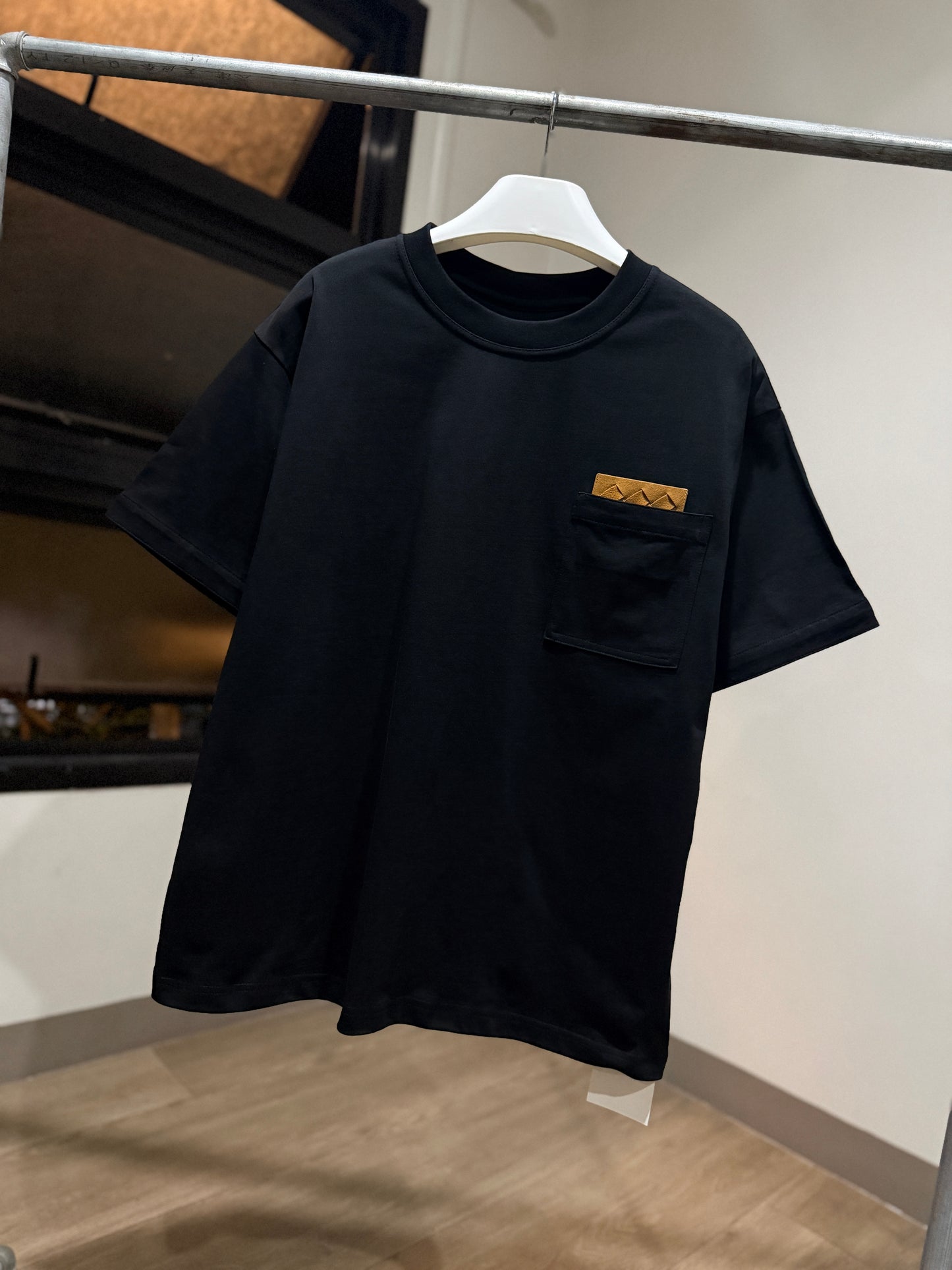 Bottega Veneta Pima Cotton T-Shirt (Black)