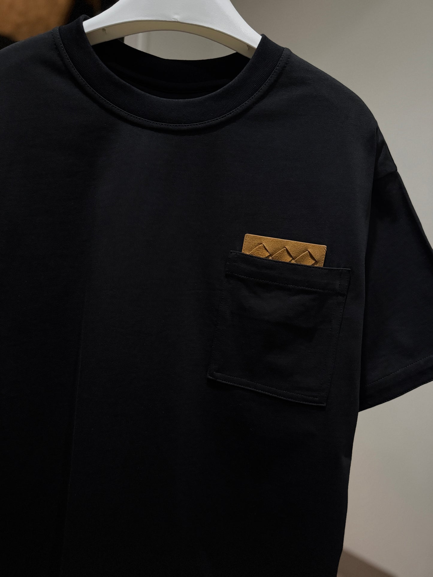 Bottega Veneta Pima Cotton T-Shirt (Black)