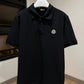 Moncler Cotton Piquet Polo Shirt (Black)