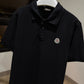 Moncler Cotton Piquet Polo Shirt (Black)