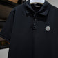 Moncler Cotton Piquet Polo Shirt (Black)