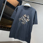 Fendi Cotton T-Shirt (Gray/Embroidered)