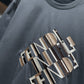 Fendi Cotton T-Shirt (Gray/Embroidered)